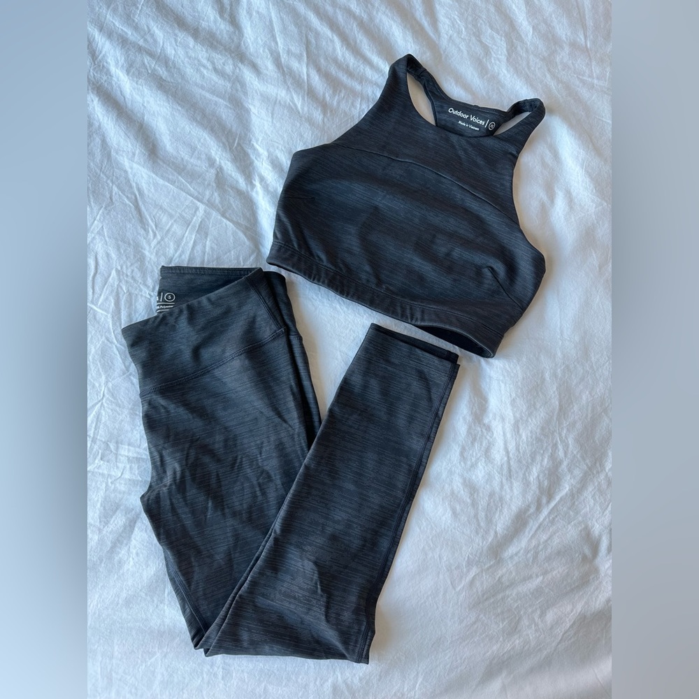 Outdoor Voices High Neck Sports Bra